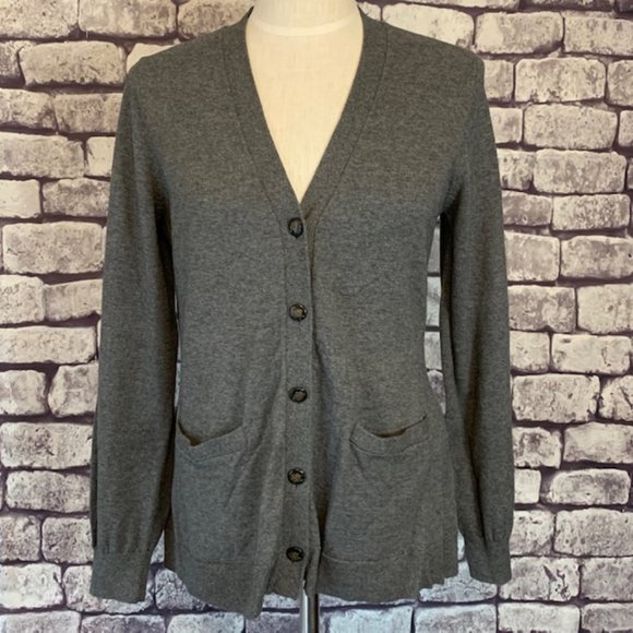 Lauren Ralph Lauren Sweaters - Ralph Lauren Gray Button Down Cardigan Size PL